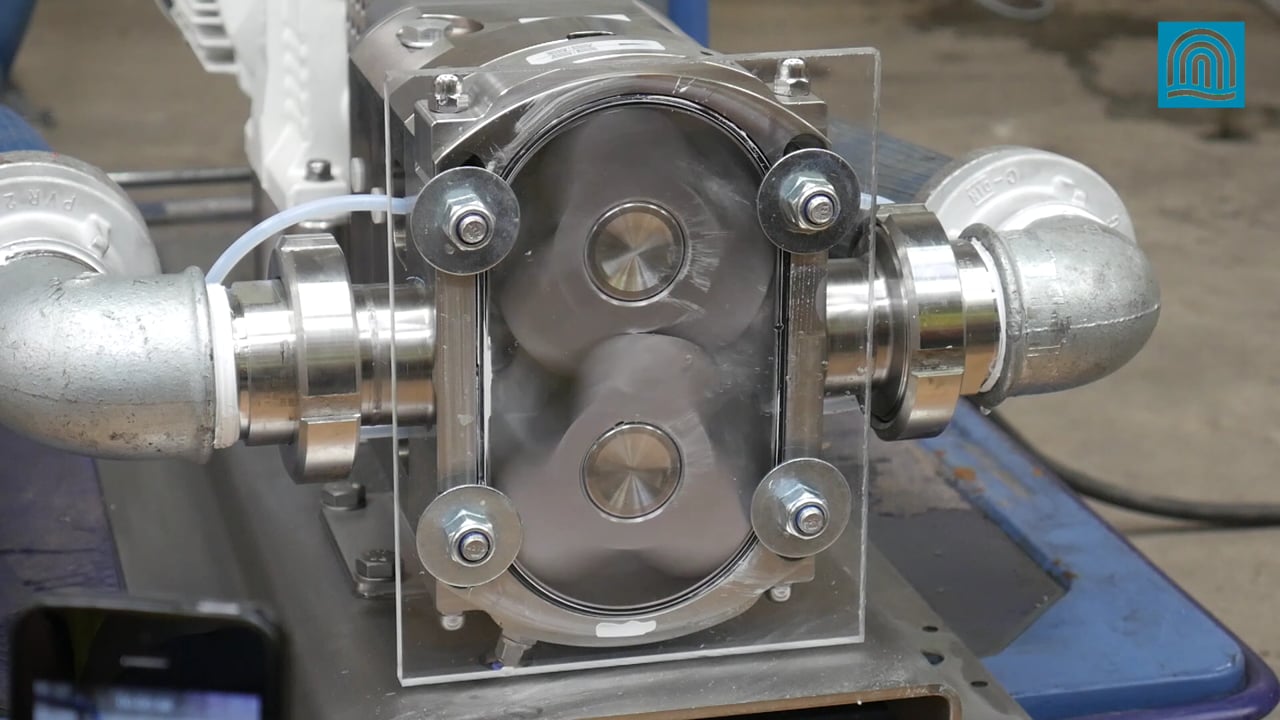 Testreinigung einer Farbpumpe mit comprex®